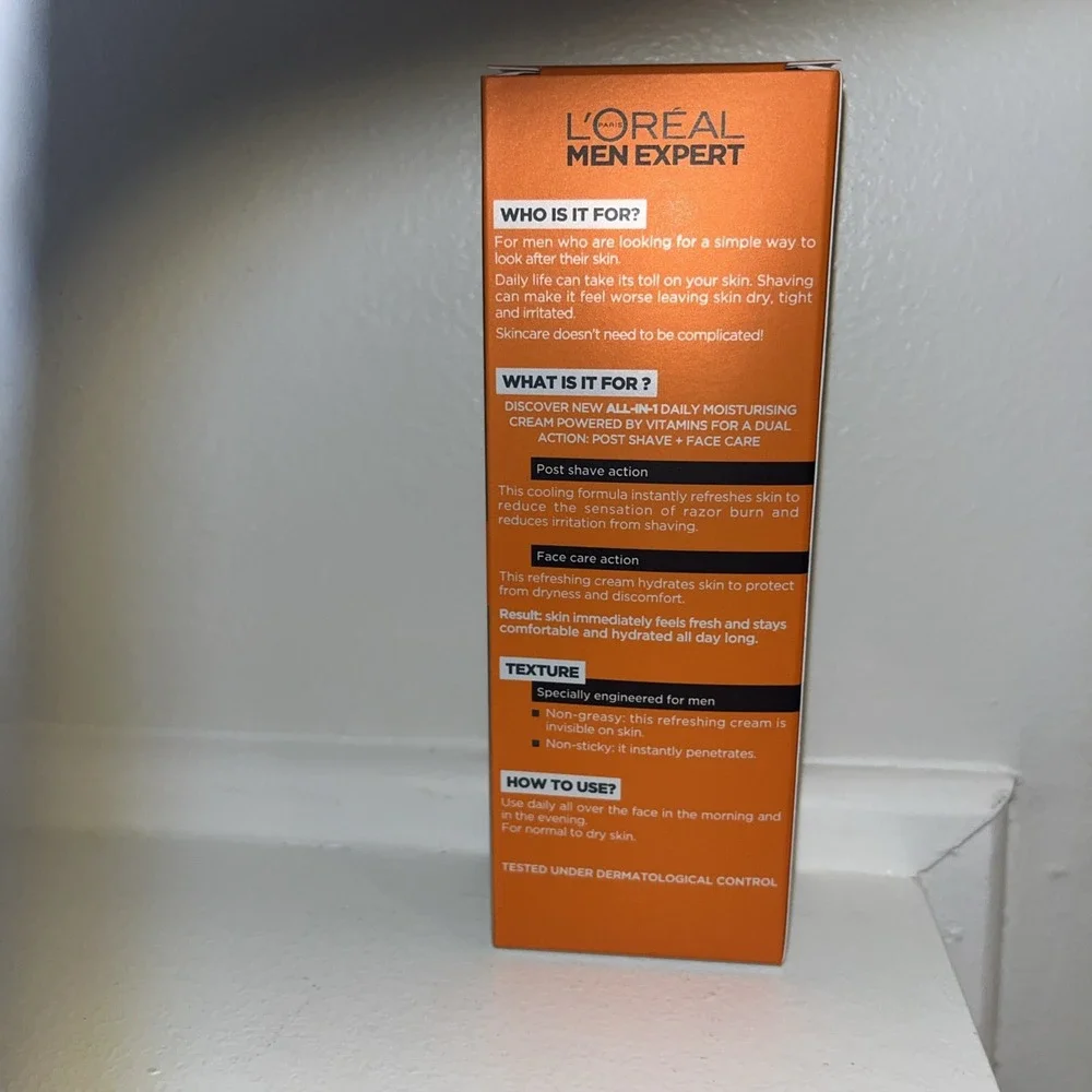 LOreal Men Expert All In 1 Moisturizing Cream Post Shave Face Cream‎ 2.5 New